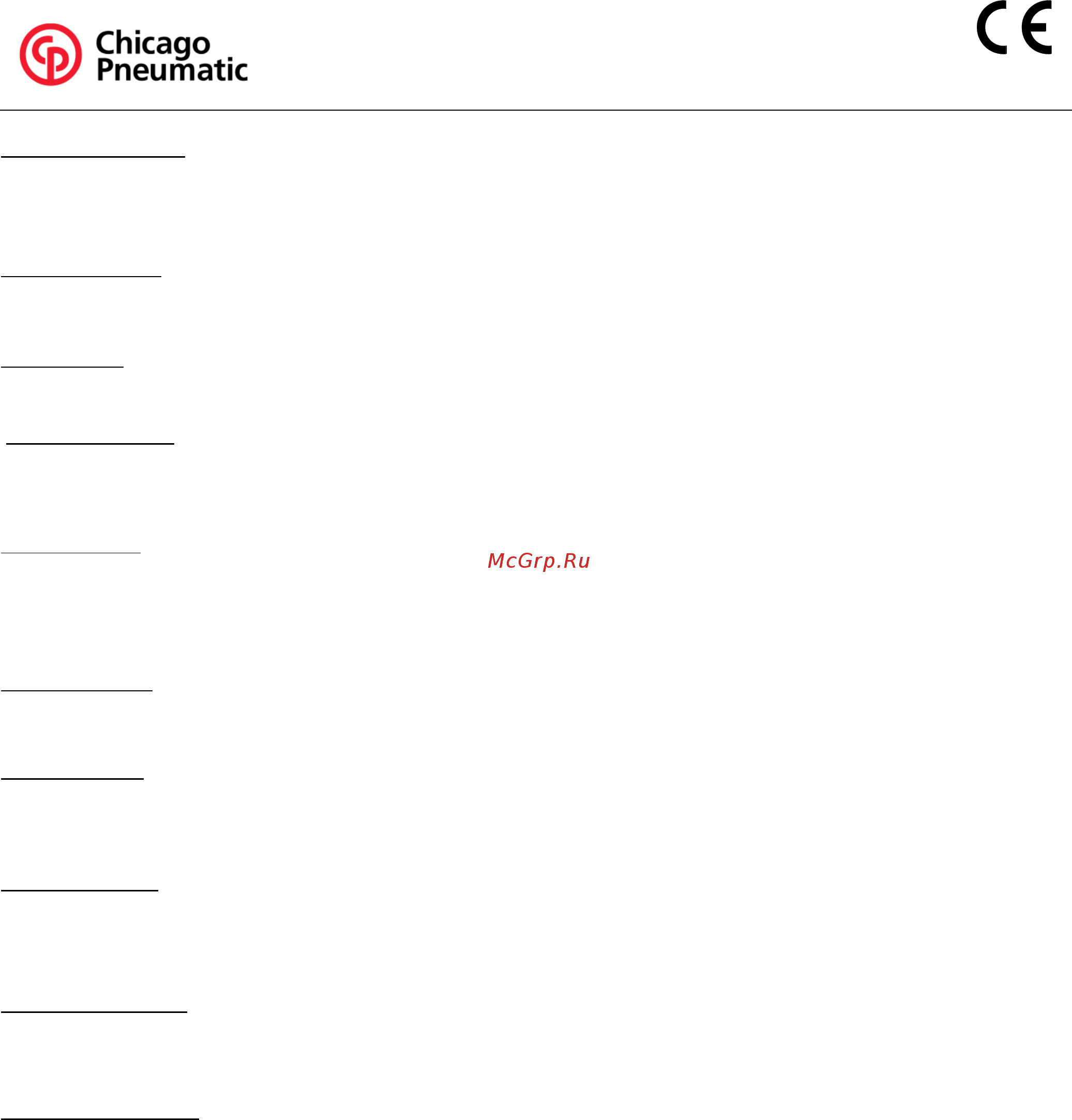 Chicago Pneumatic CP3451-18SERC [3/3] Declaration of conformity