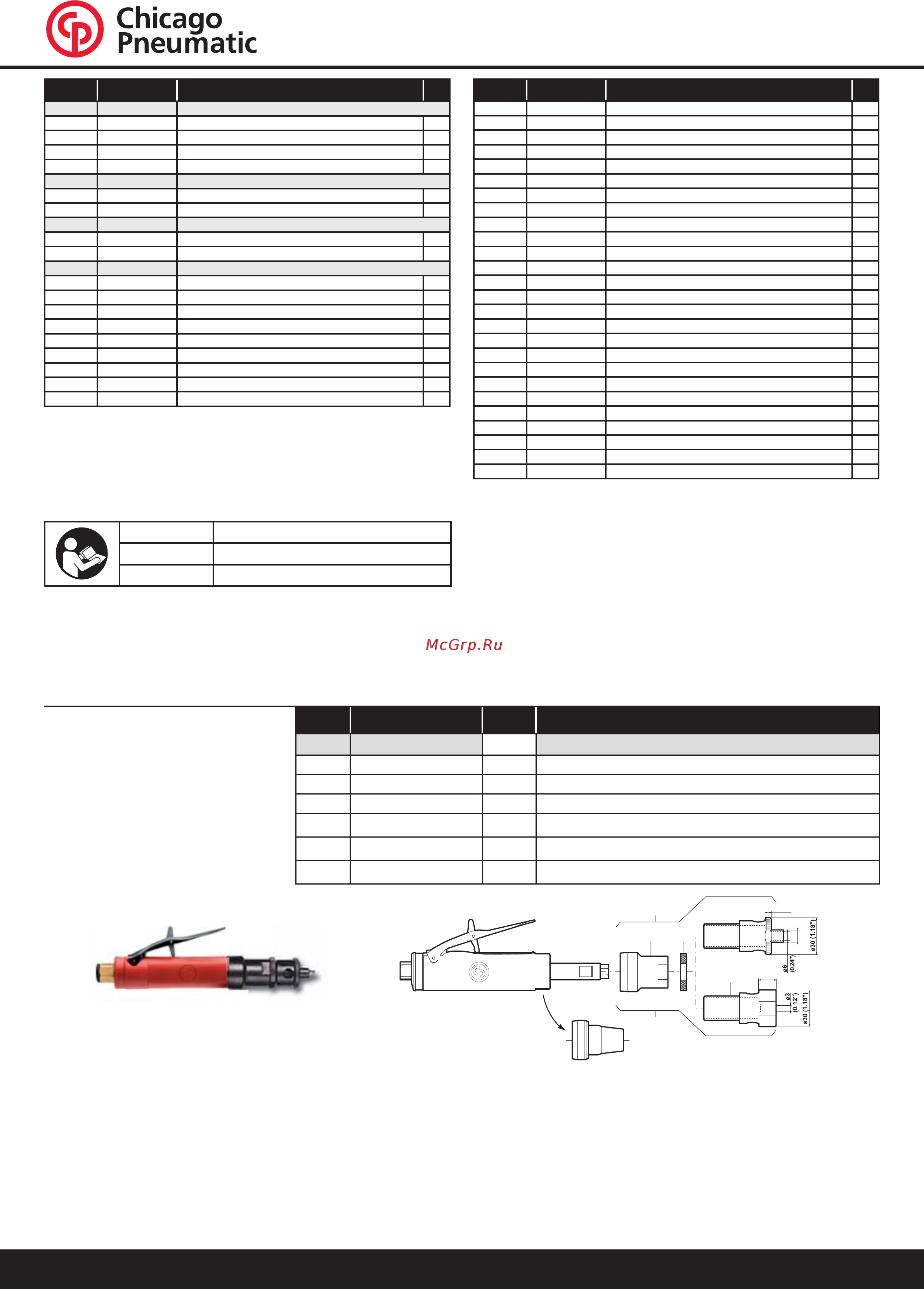 Chicago Pneumatic CP3109-19ES [2/2] Cp3109 cp3119 series