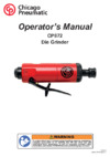 Chicago Pneumatic CP872 Инструкция по эксплуатации