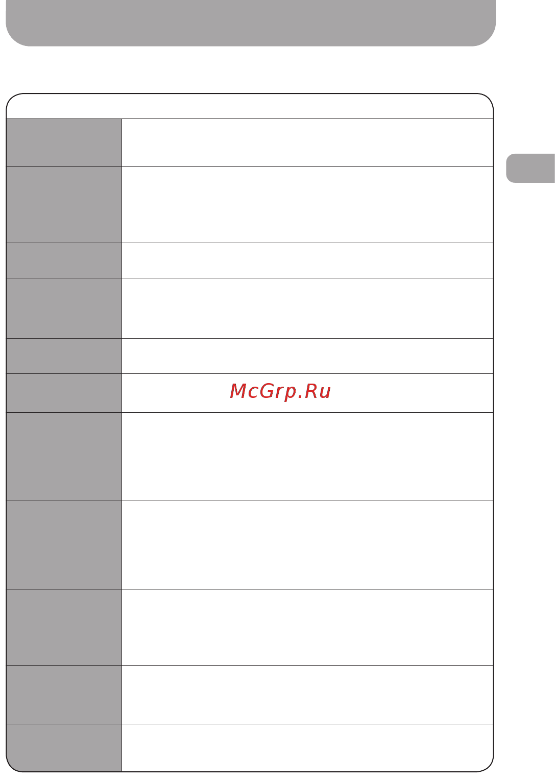 Gazer F140 [43/50] Меню налаштувань