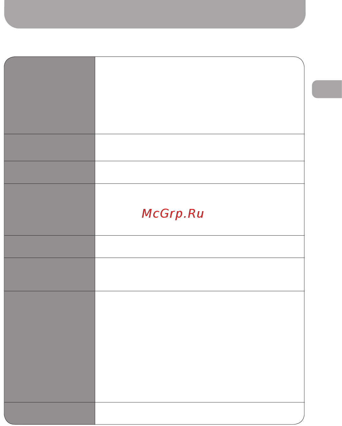 Gazer F525 [29/52] Меню настроек
