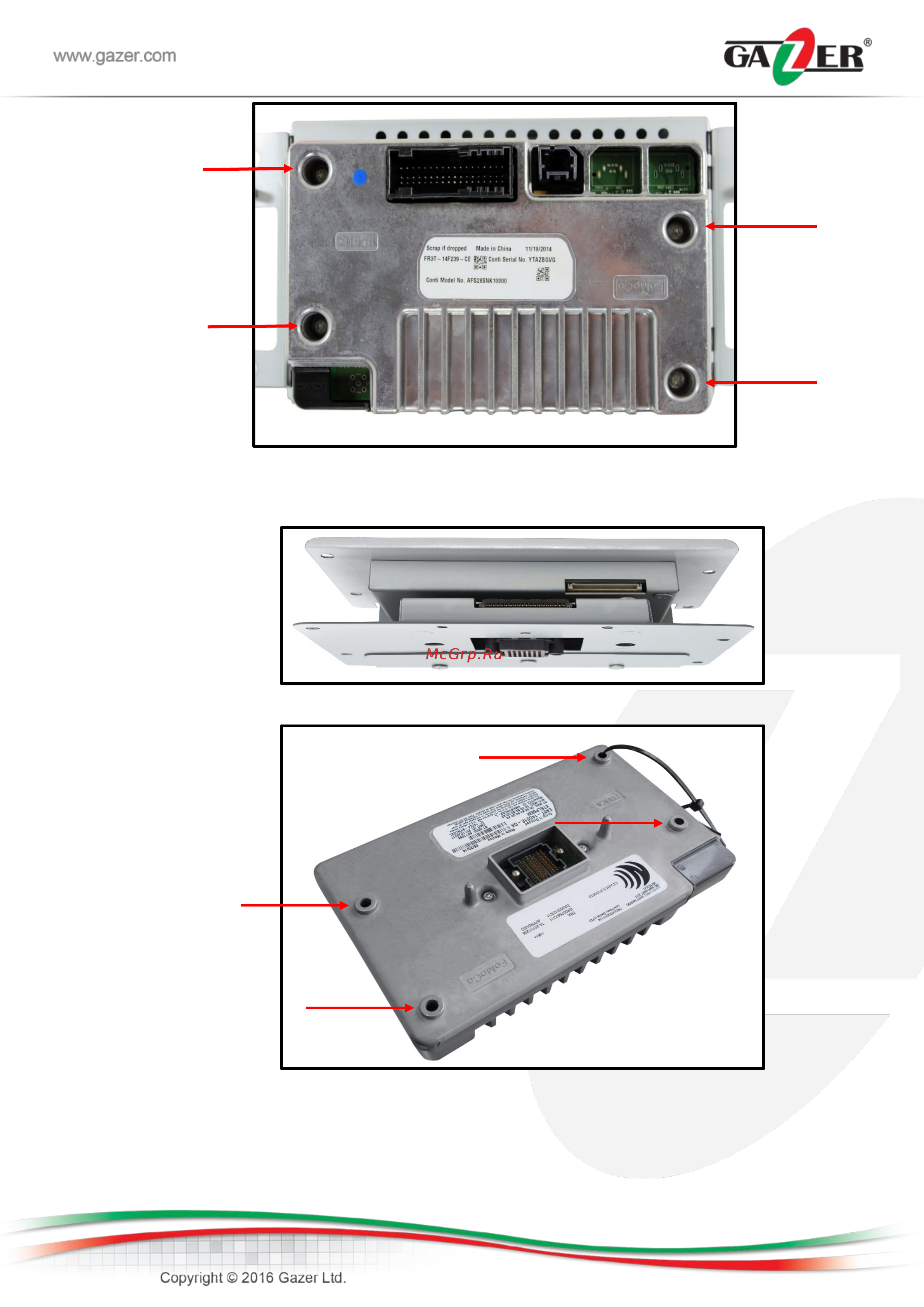Gazer VI700W-SYNC2 Инструкция по эксплуатации онлайн [12/16] 322166