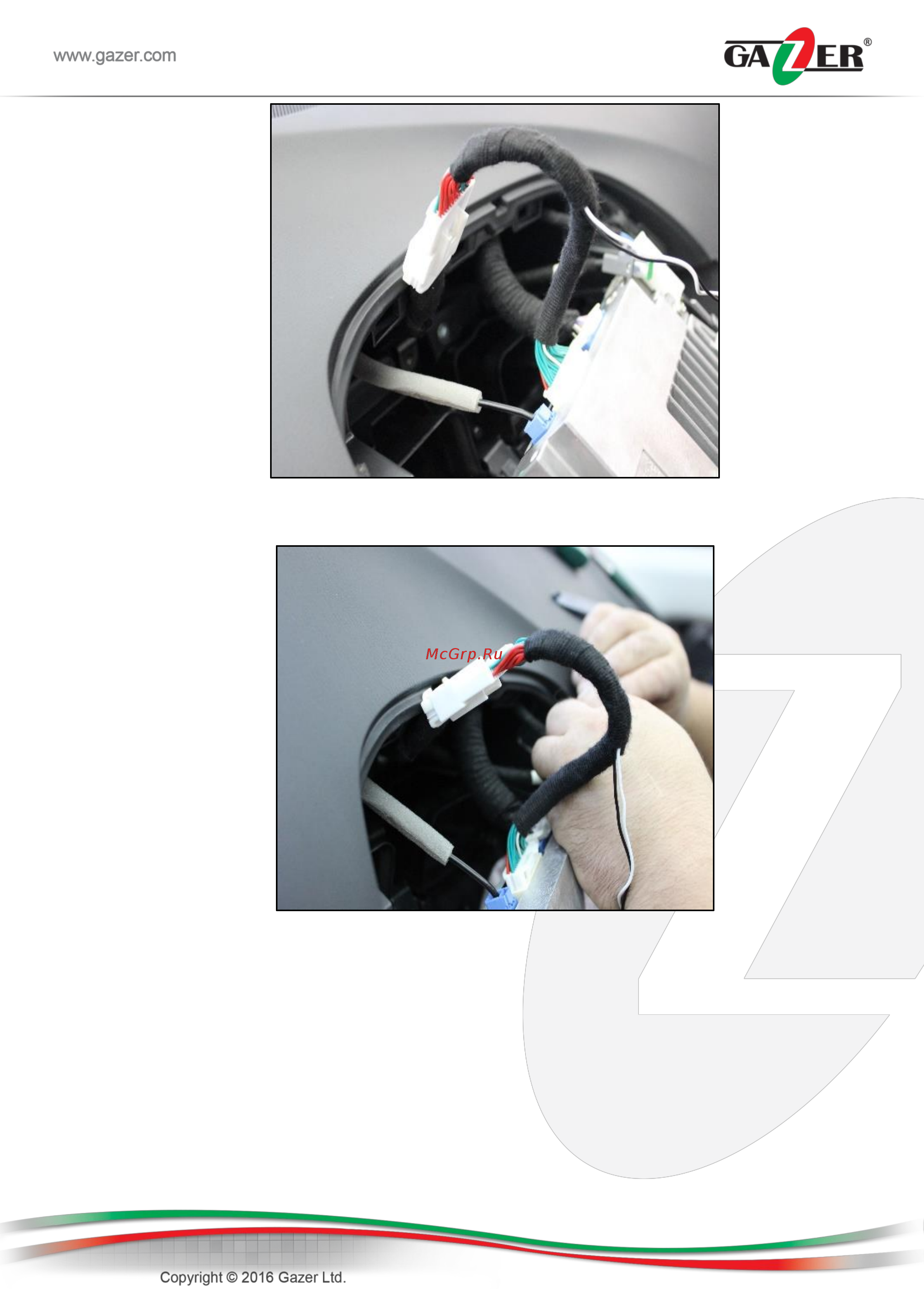 Gazer VI700W-MAZDA Инструкция по эксплуатации онлайн [12/16] 322180