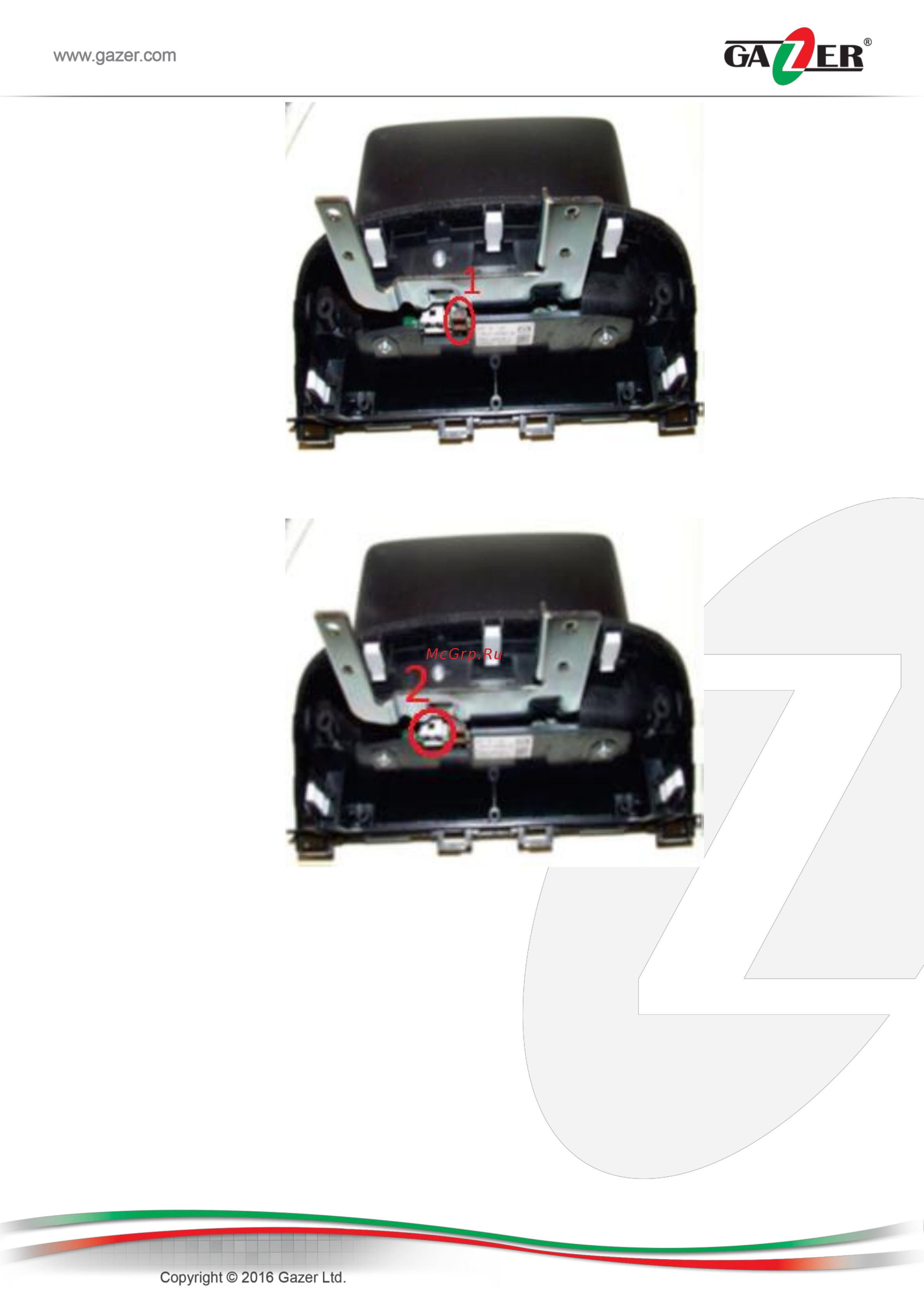 Gazer VI700W-MAZDA Инструкция по эксплуатации онлайн [13/16] 322180