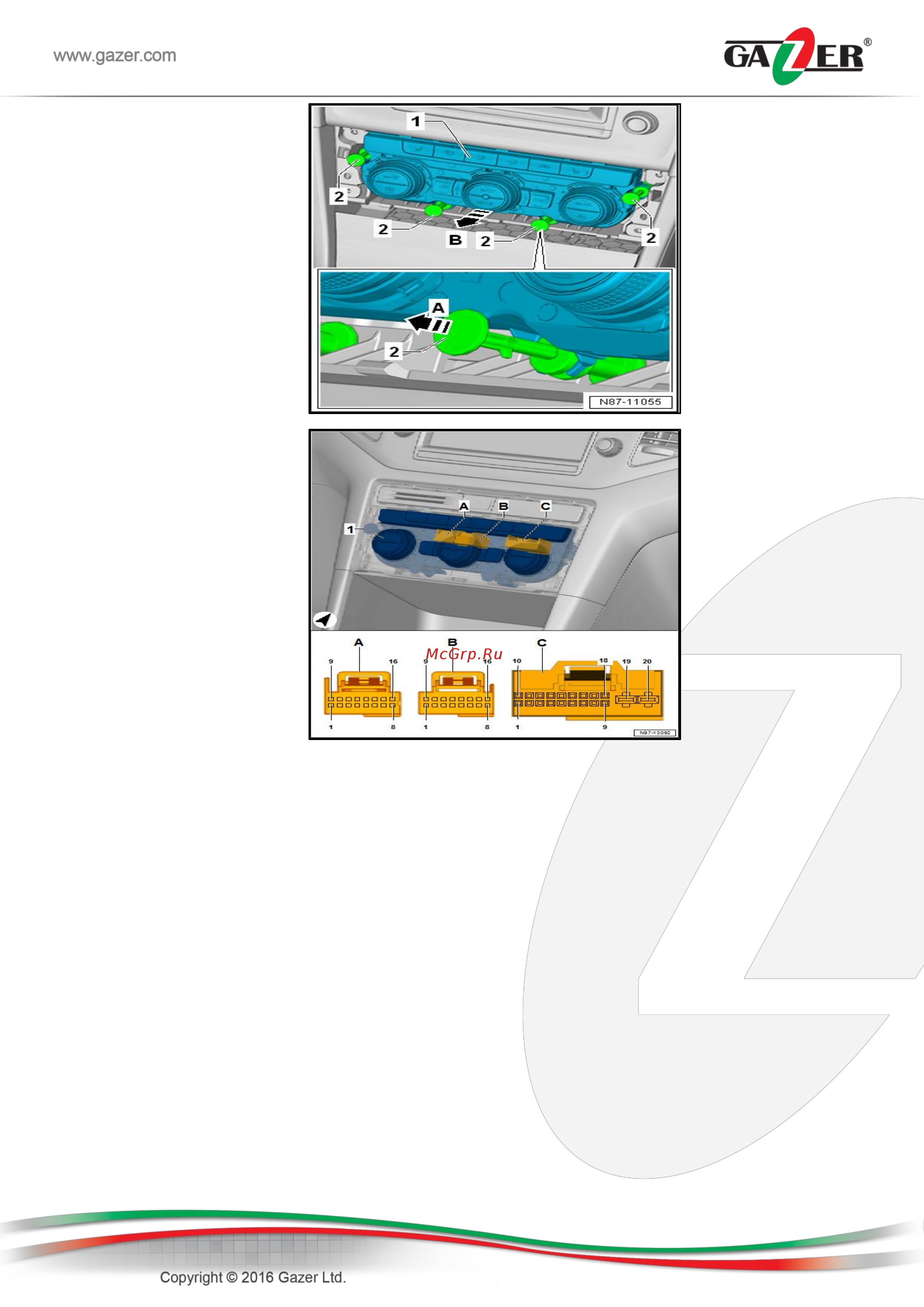 Gazer VI700A-MIB/VAG Инструкция по эксплуатации онлайн [15/18] 322181