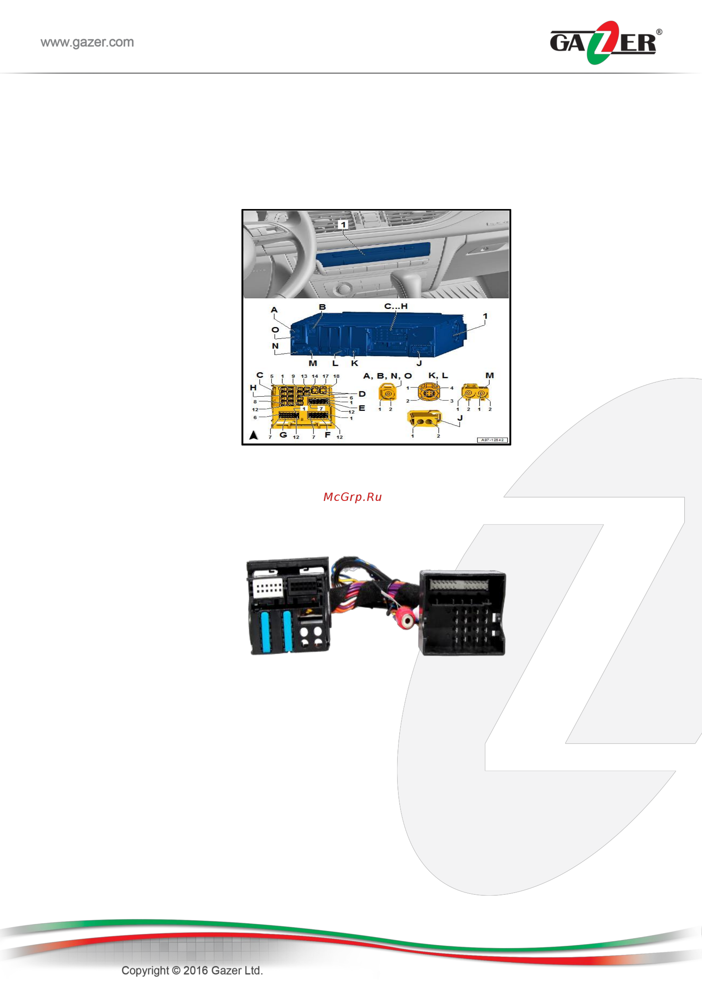 Gazer VI700A-MIB2/VAG Инструкция по эксплуатации онлайн [13/23] 322183