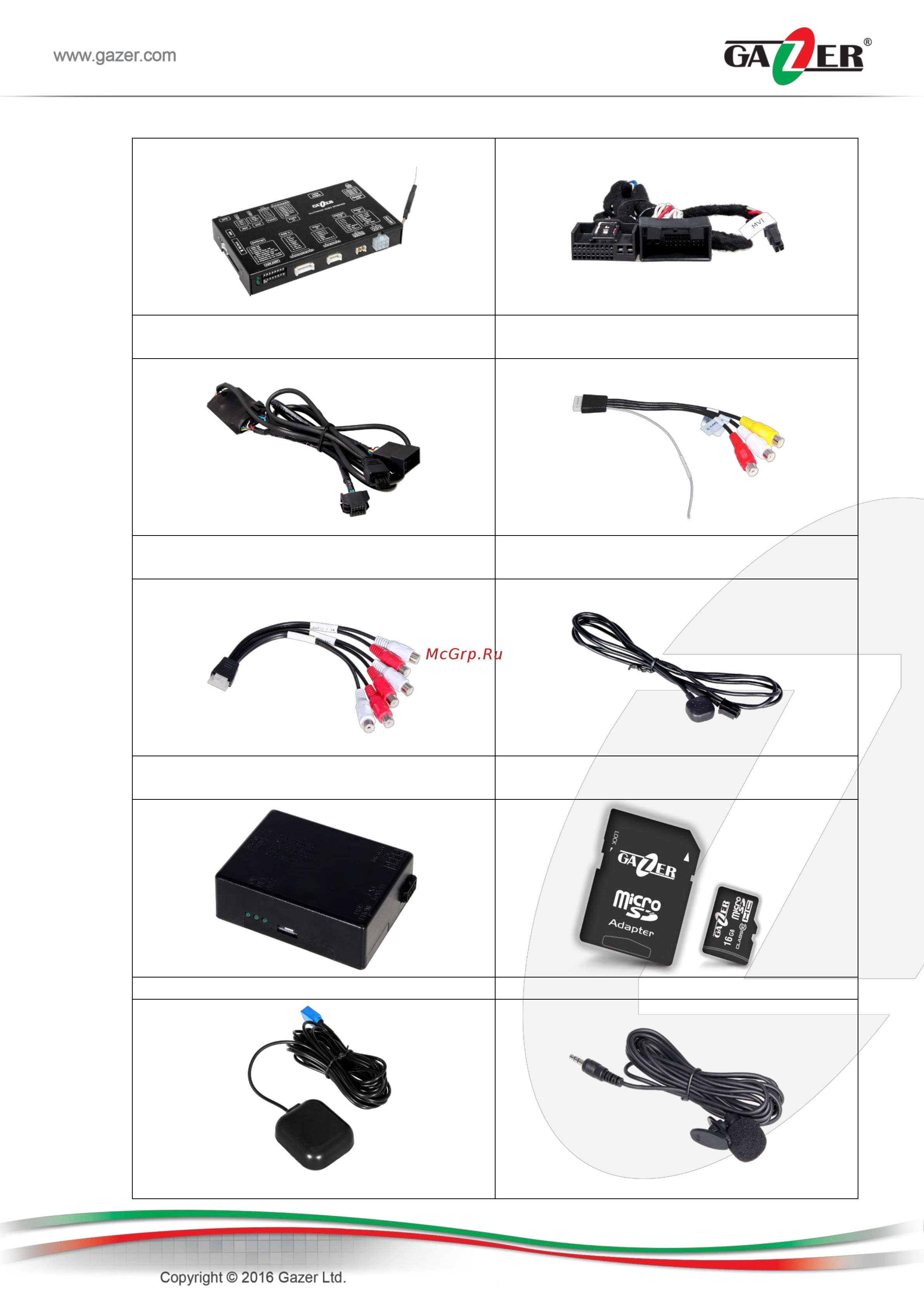 Gazer VI700W-MIB2/VAG Инструкция по эксплуатации онлайн [6/23] 322184