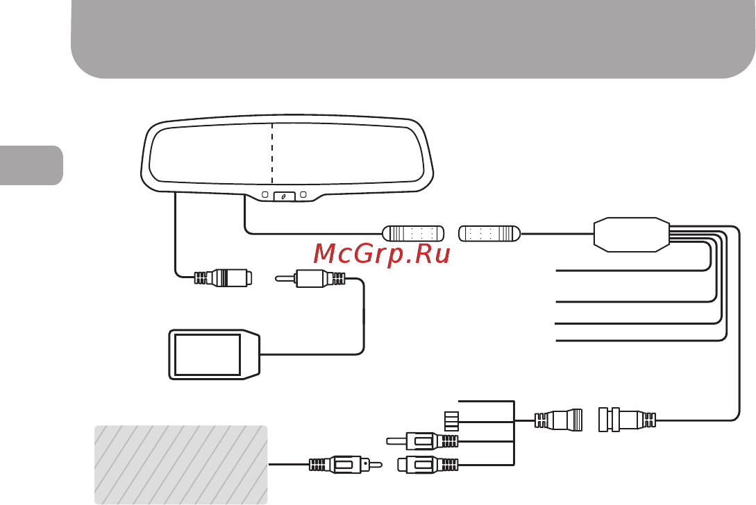 Gazer MMR5103 [38/40] Підключення дзеркала