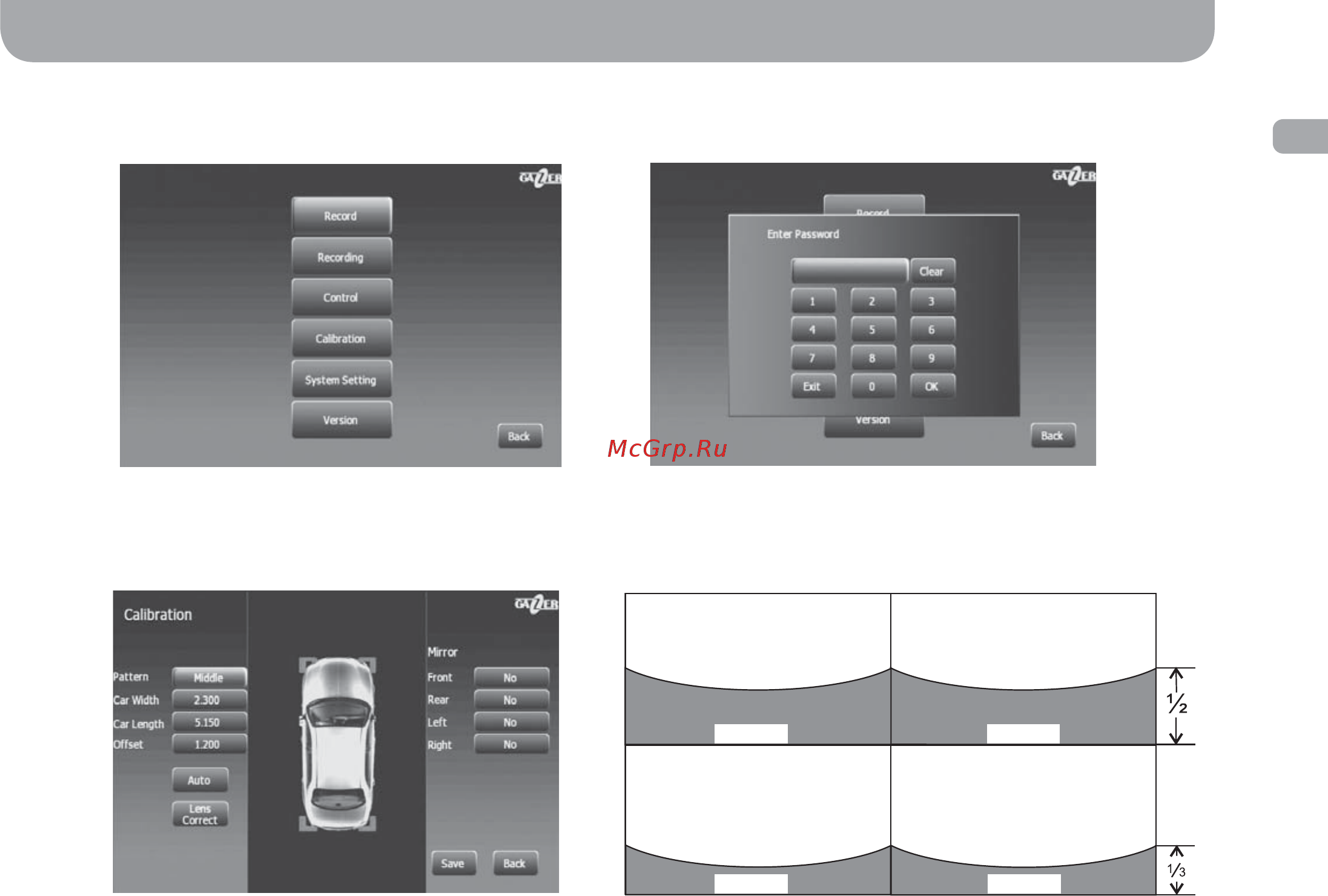 Gazer CKR4400-DM [14/57] Setting up procedures