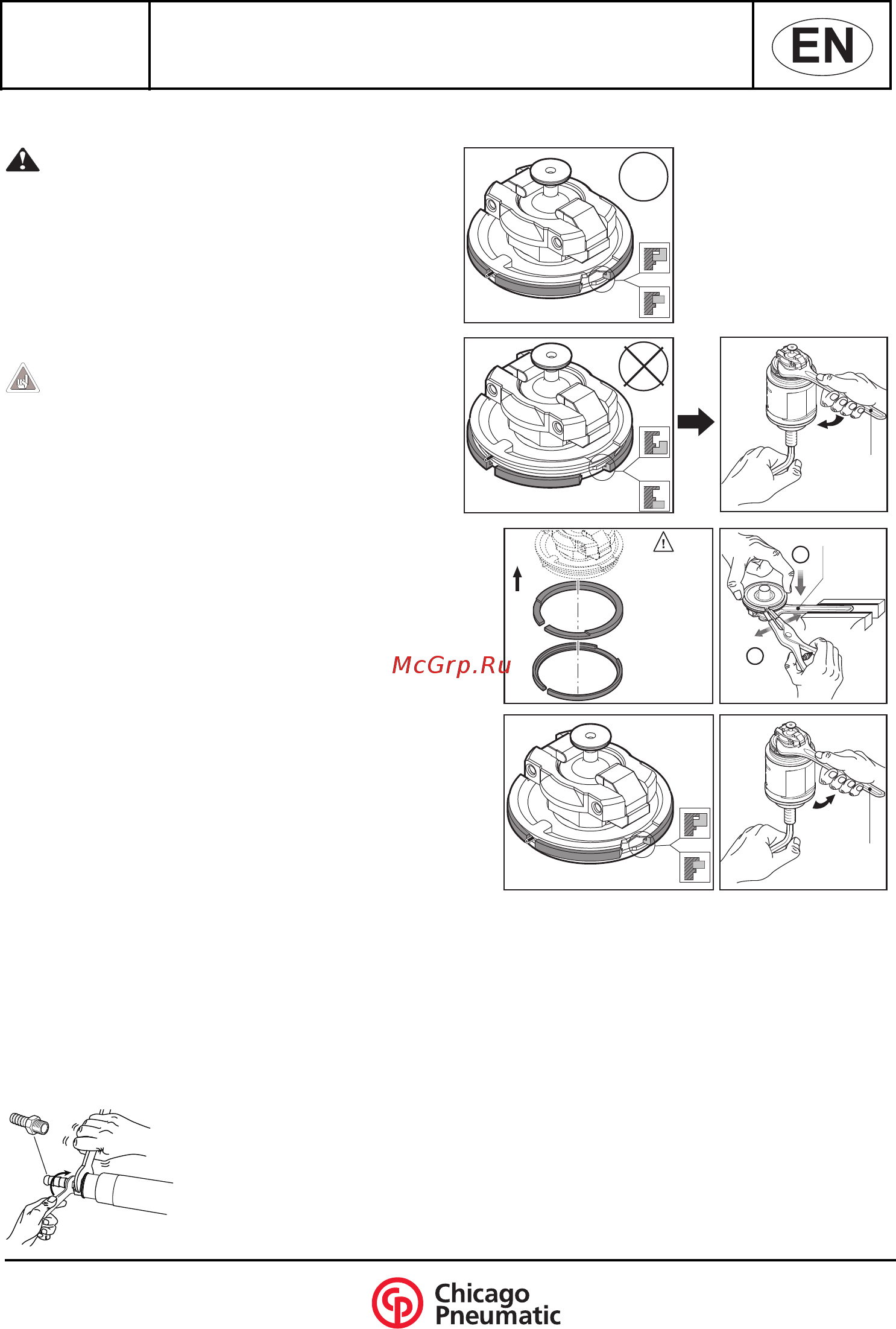 Chicago Pneumatic CP3249-GABSYG [4/36] Disassembly and reassembly instructions