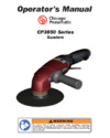 Chicago Pneumatic CP3850-85ABVE Инструкция по эксплуатации