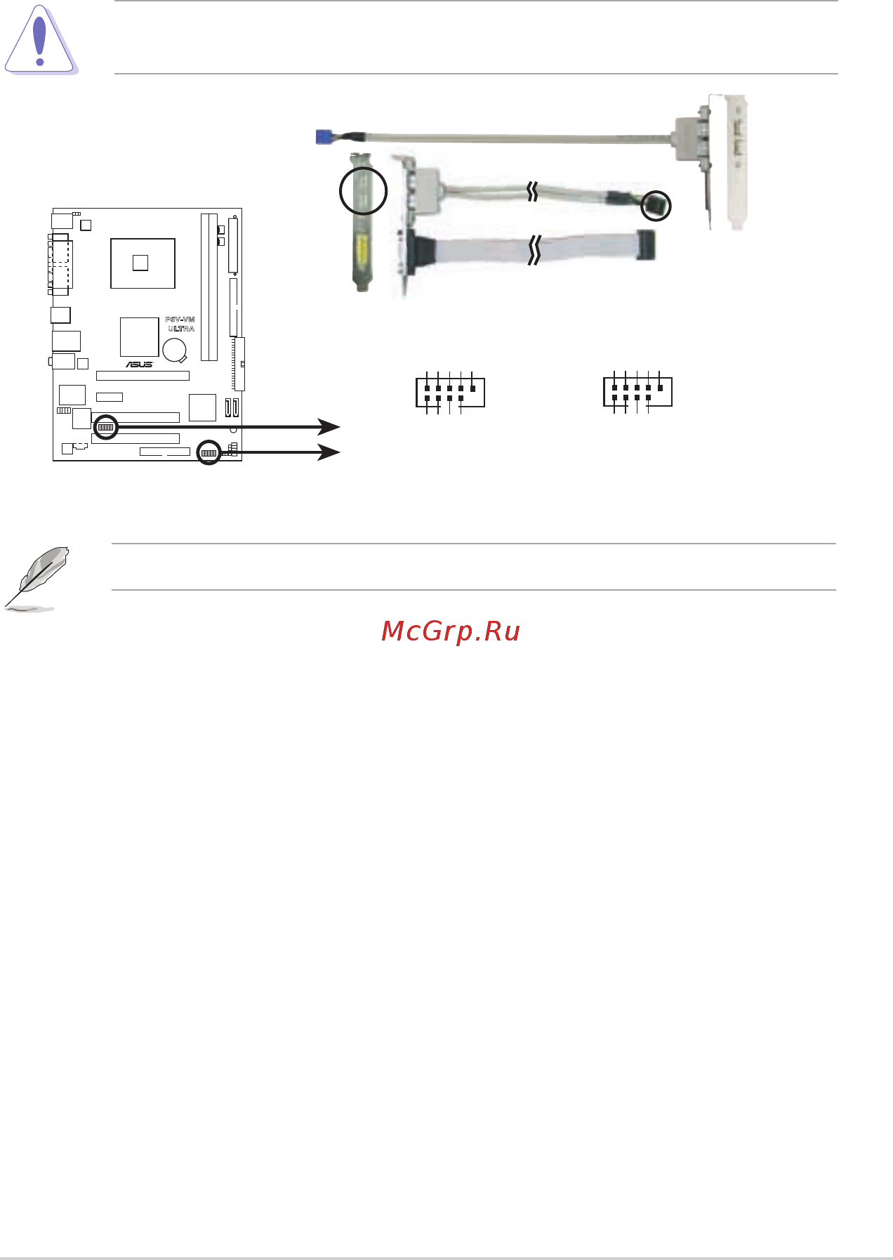 Asus p5v-vm [39/78] Usb connectors 10 1 pin usb56 usb78