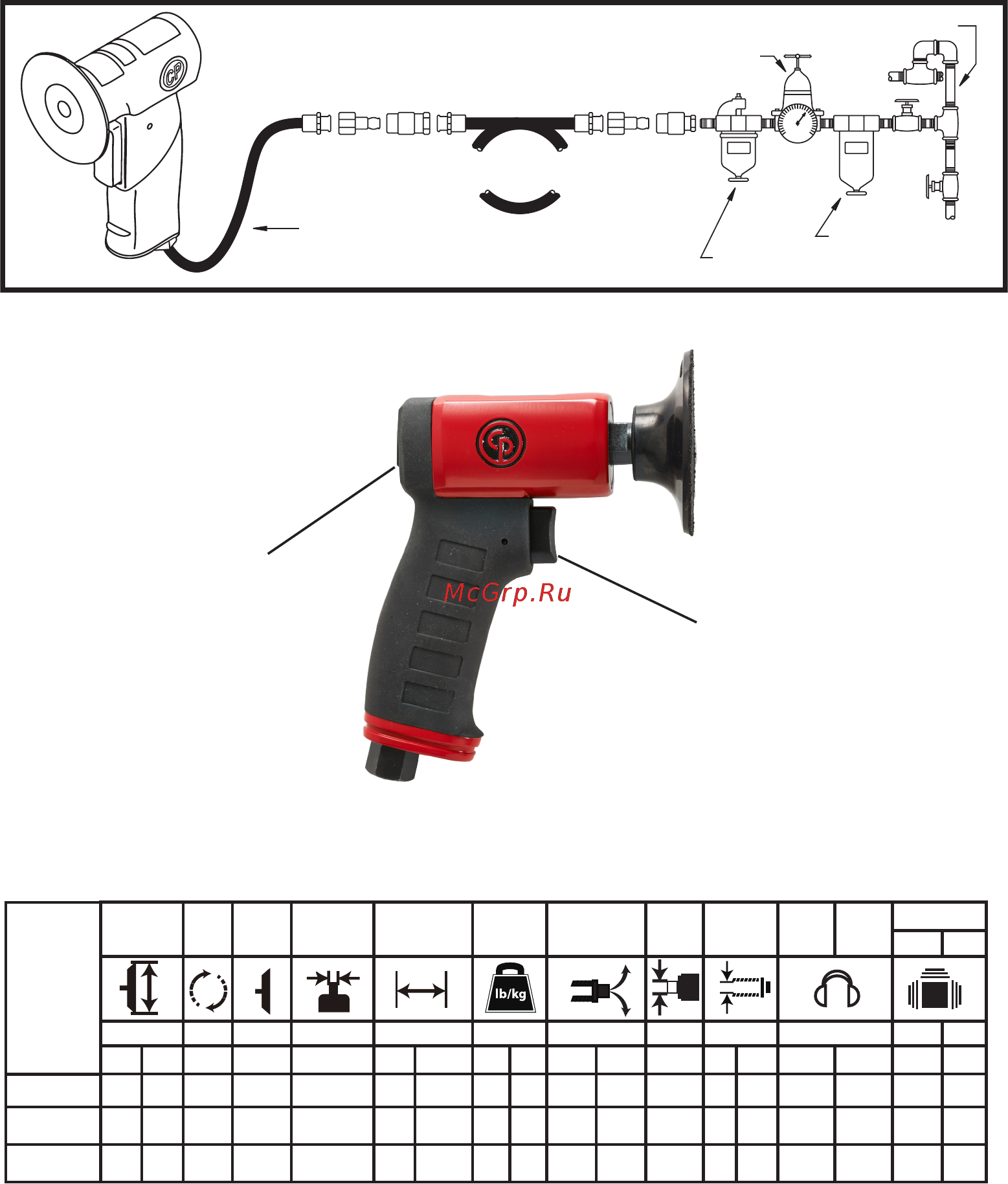 Chicago Pneumatic CP7202D [2/32] Air diagram