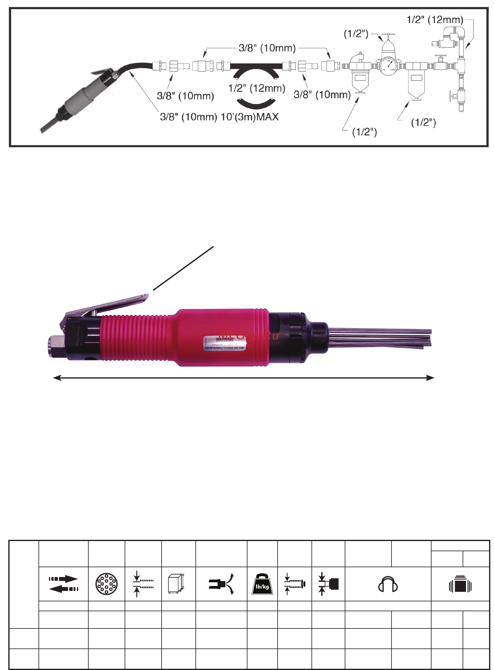 Chicago Pneumatic CP0952 [2/36] Air diagram
