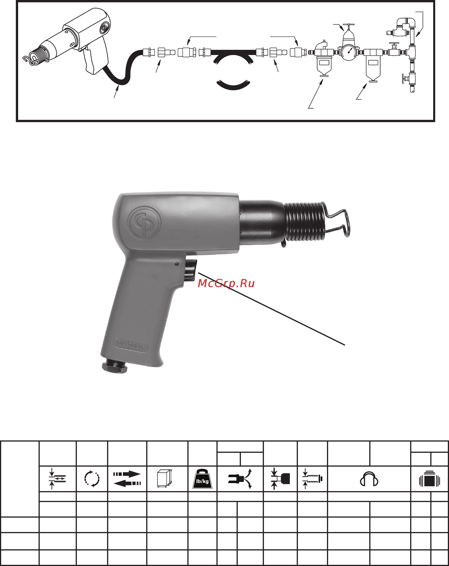 Chicago Pneumatic CP7111H [2/36] 8 10mm 3 8 10mm