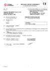 Chicago Pneumatic CP9160 Сертификат 