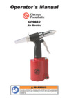 Chicago Pneumatic CP9882 Инструкция по эксплуатации
