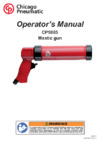 Chicago Pneumatic CP9885 Инструкция по эксплуатации