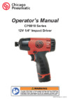 Chicago Pneumatic CP8818 Pack Инструкция по эксплуатации