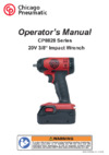 Chicago Pneumatic CP8828 Pack Инструкция по эксплуатации