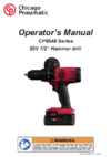 Chicago Pneumatic CP8548 Инструкция по эксплуатации