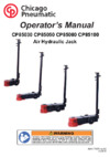 Chicago Pneumatic CP85080 Инструкция по эксплуатации