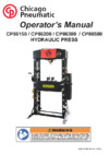 Chicago Pneumatic CP86300 Инструкция по эксплуатации