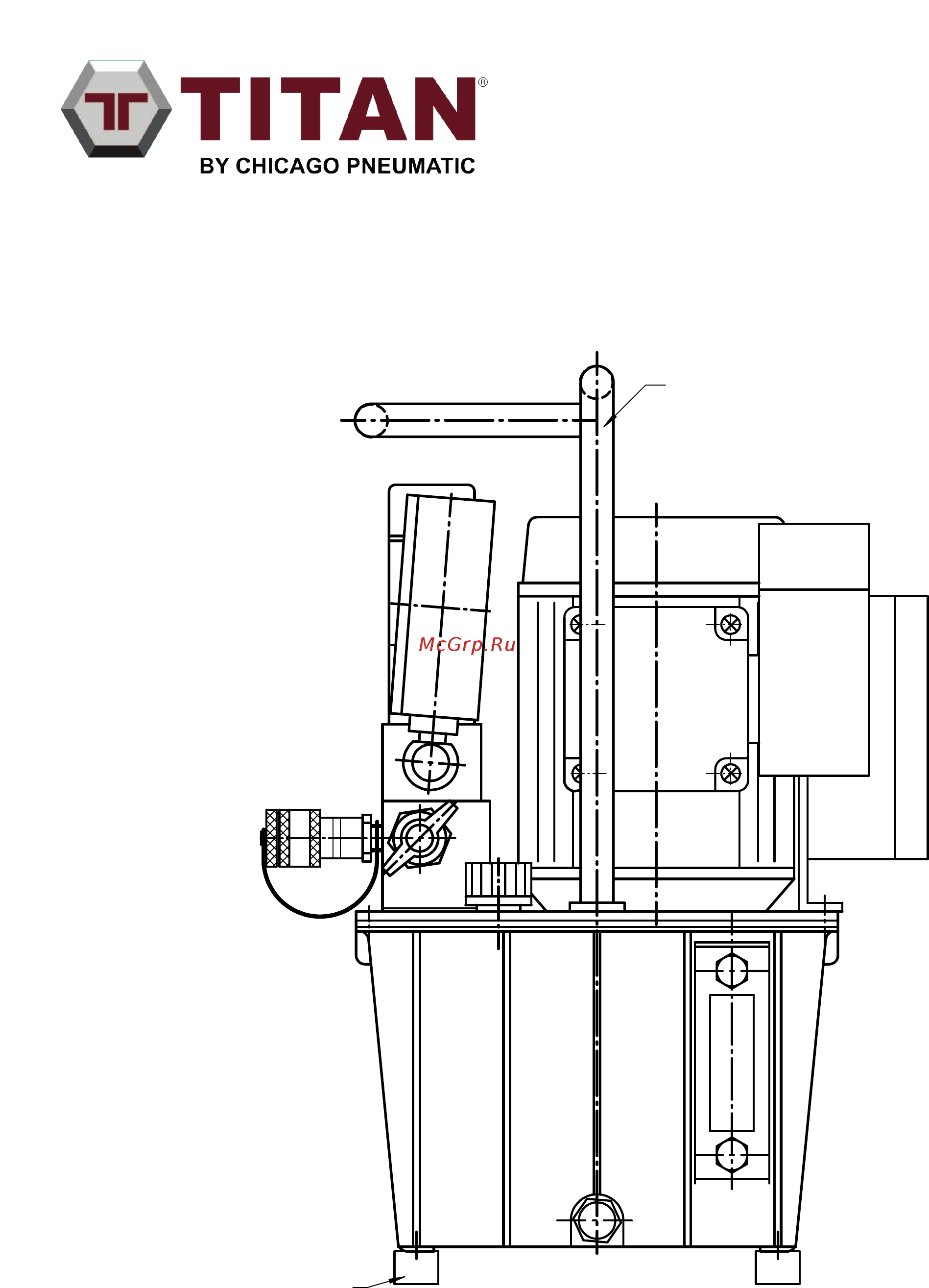 Chicago Pneumatic EXE-MINI-230SF1 Схема онлайн