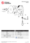 Chicago Pneumatic CP9913 balancer 2.0-3.0kg 4.4-6.6lb Схема