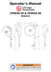 Chicago Pneumatic CP9946 balancer + STOP2.0-4.0kg 4.4-8.8lb Инструкция по эксплуатации