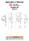 Chicago Pneumatic CP9957 balancer 14.0-18.0kg 30.8-39.7lb Инструкция по эксплуатации
