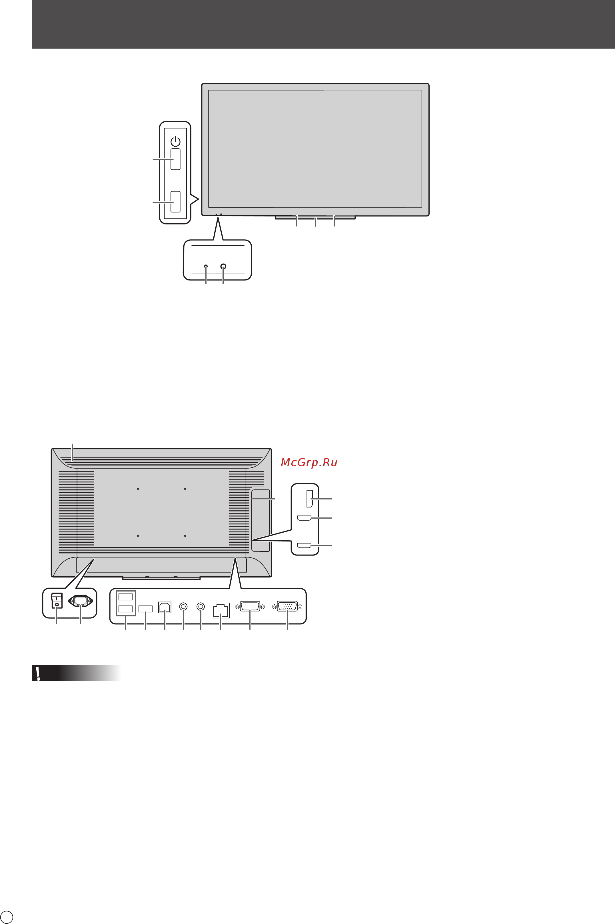 Sharp PN-40TC1 [10/50] N вид сзади