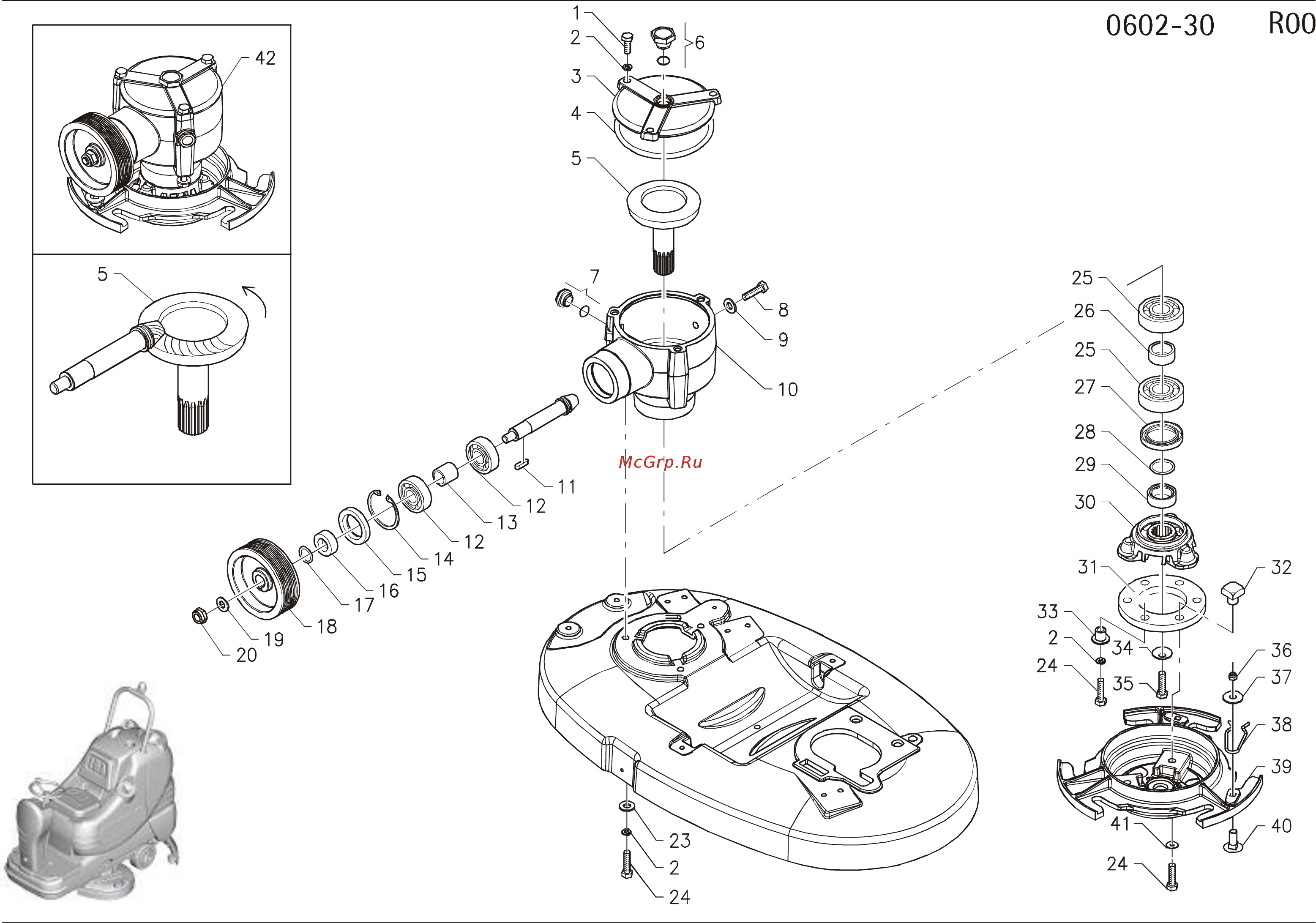 Delvir KING 5550 [12/49] 30_r00_trasmissione dx 65 85
