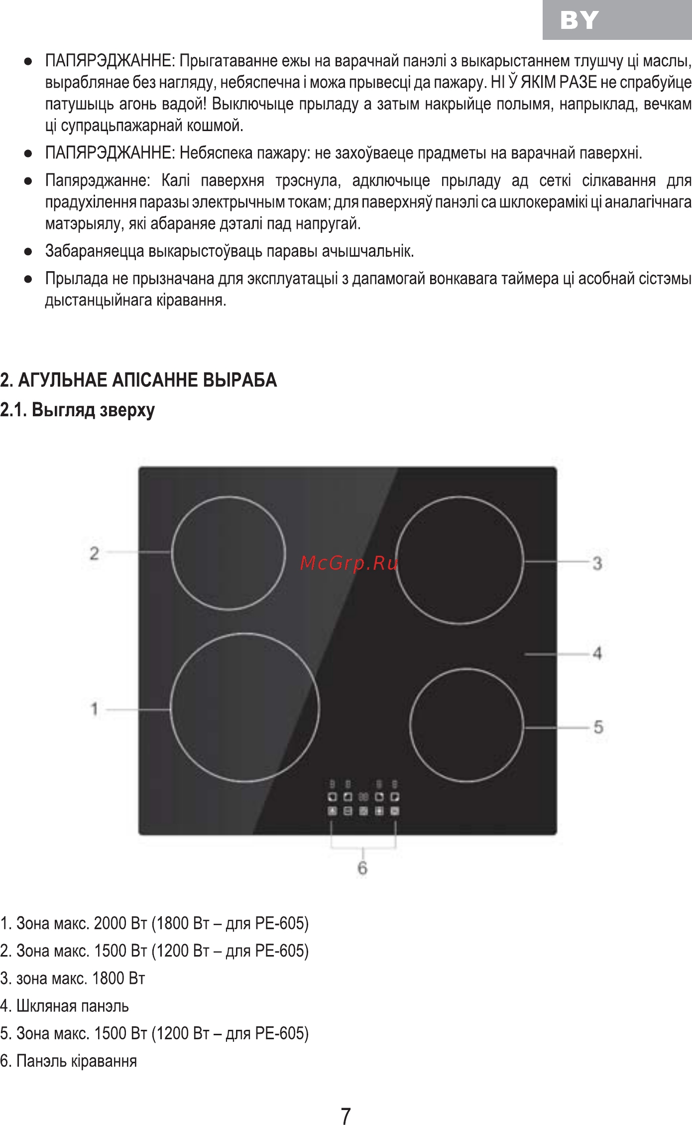 MBS PI-605 [9/84] Агульнае ап1санне выраба