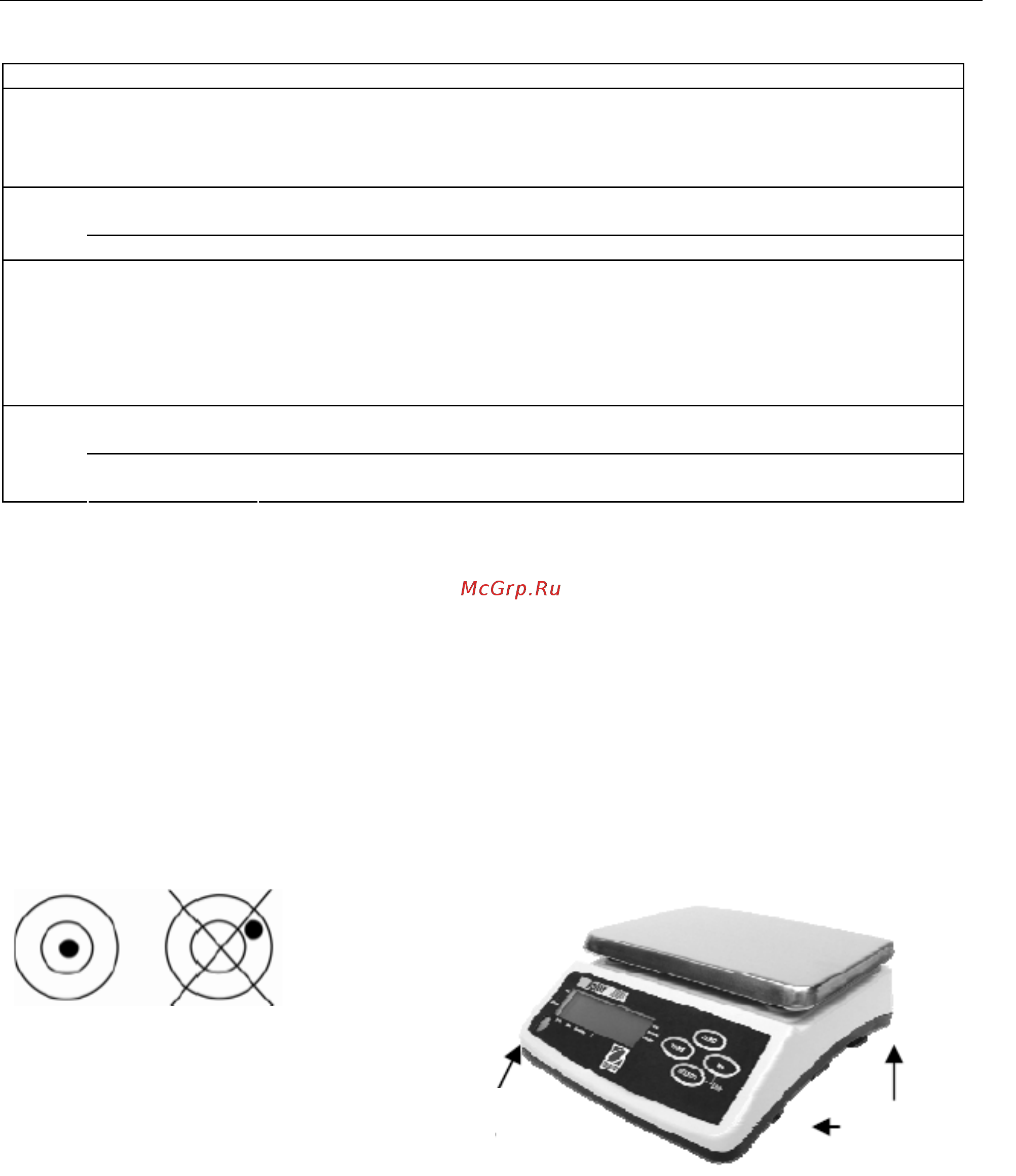 OHAUS Valor 1000 V11P3 [3/12] Подготовка весов к работе
