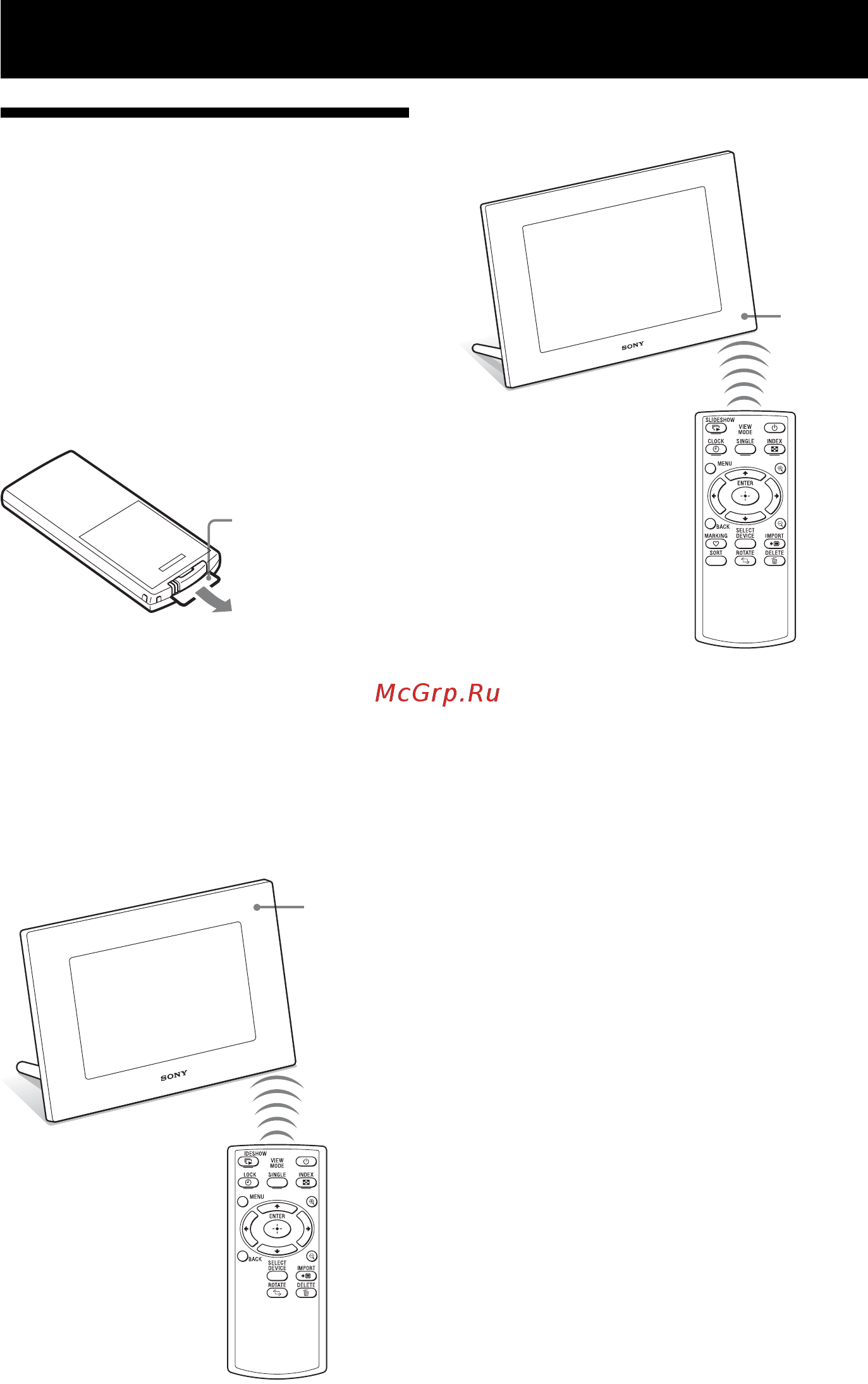 Sony DPF-A710B [10/62] Основные функции