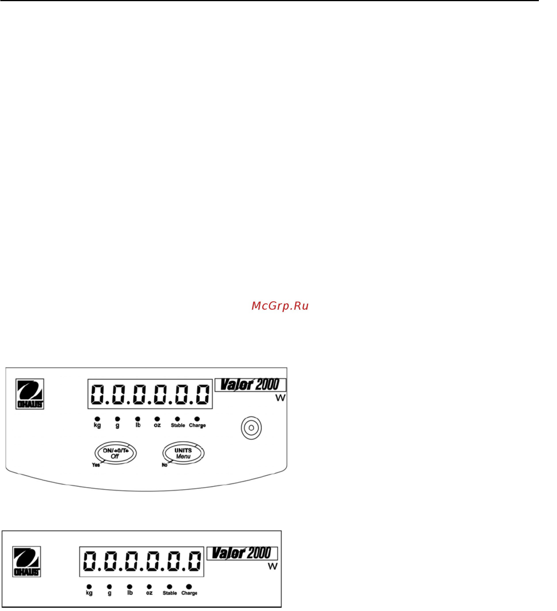 OHAUS Valor 2000 V21PW6 [2/16] Меры безопасности