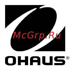 OHAUS Navigator NVL511 Инструкция по эксплуатации онлайн