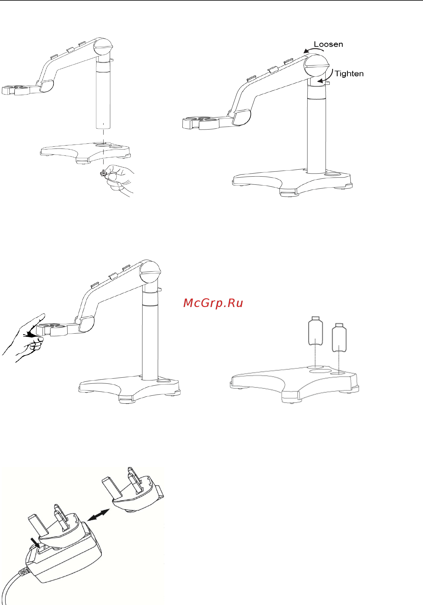 OHAUS Starter 3100 [11/25] Установка отдельного держателя для электрода