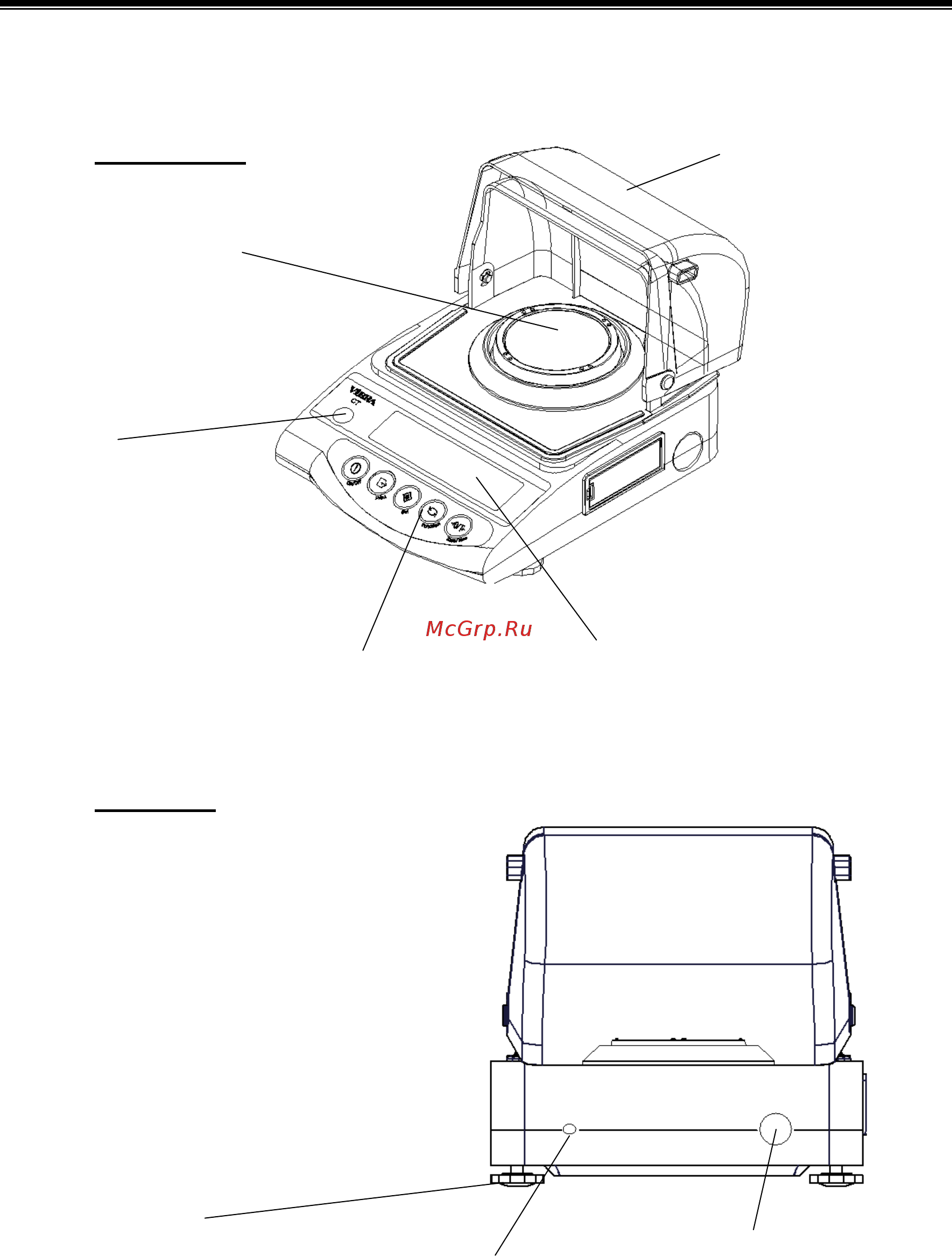 ViBRA CT 603 GCE [7/31] Части и их названия