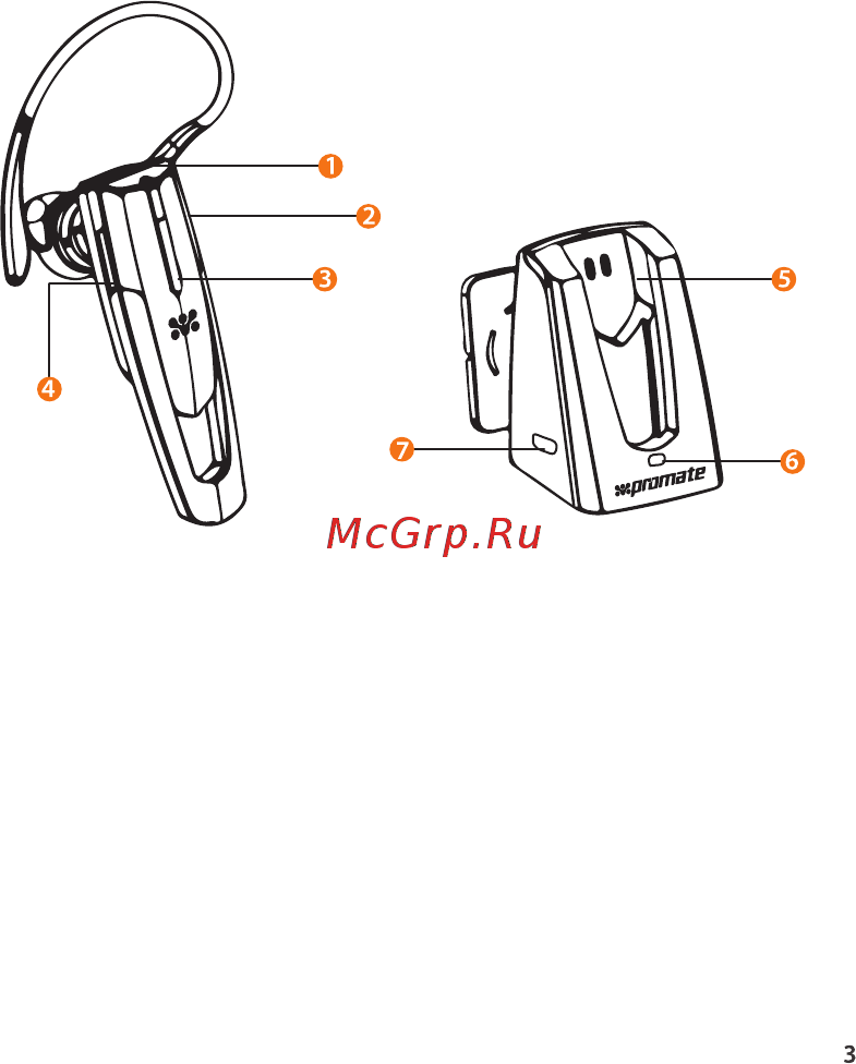 Promate BlueGear BK [4/8] Внешний вид и описание интерфейсов