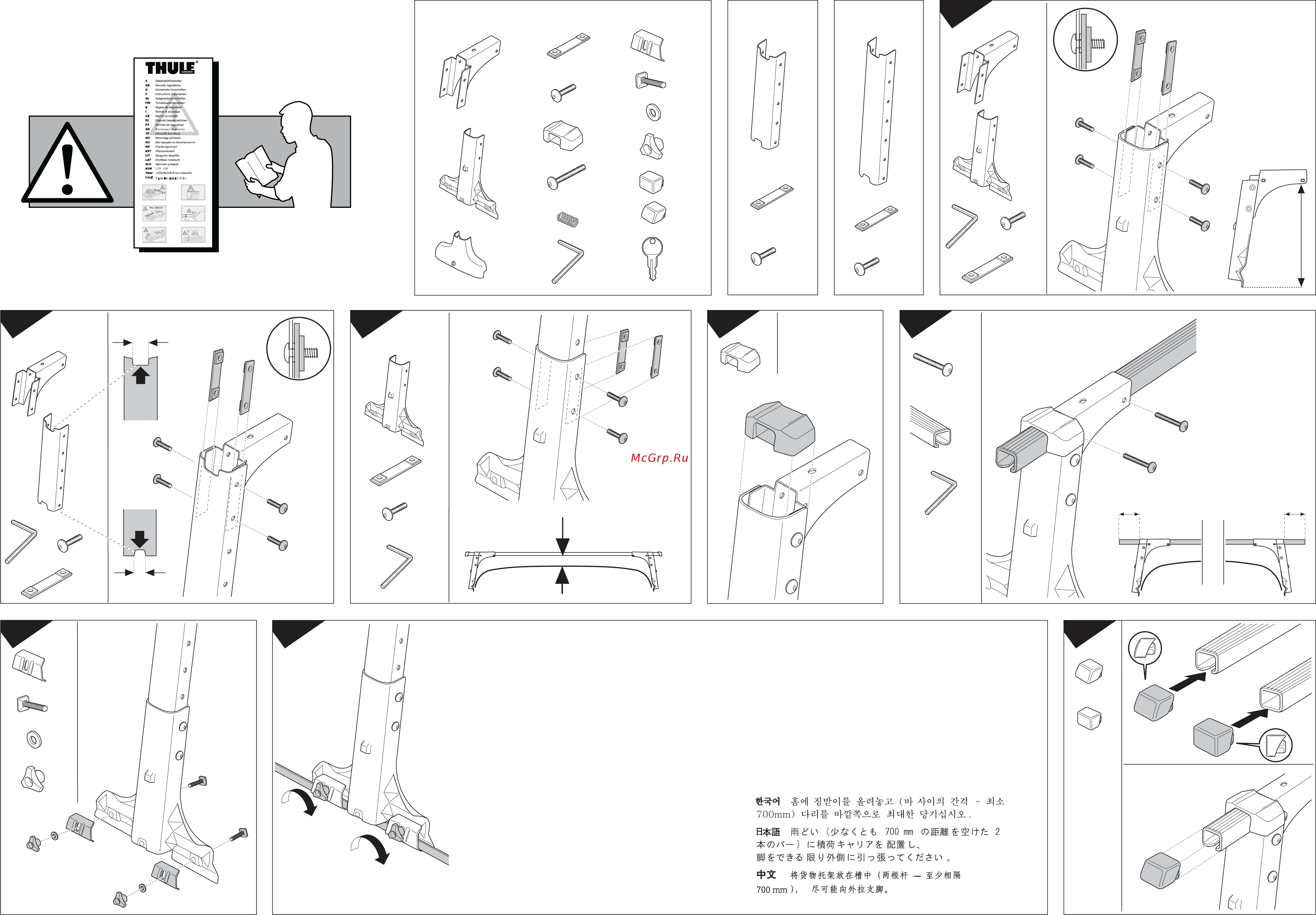 Thule 421 Инструкция по эксплуатации онлайн [2/2] 336704