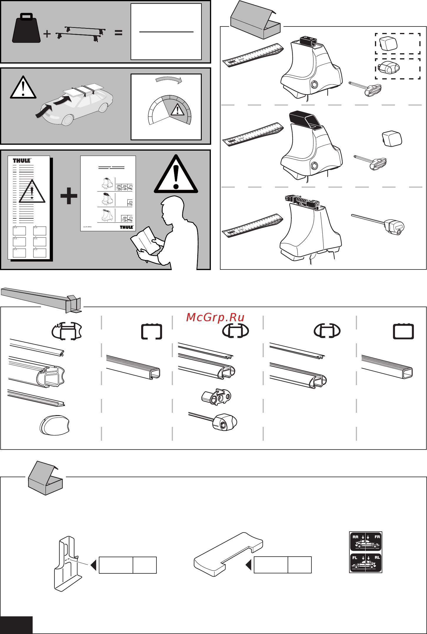 Thule 152 [2/8] Instructions
