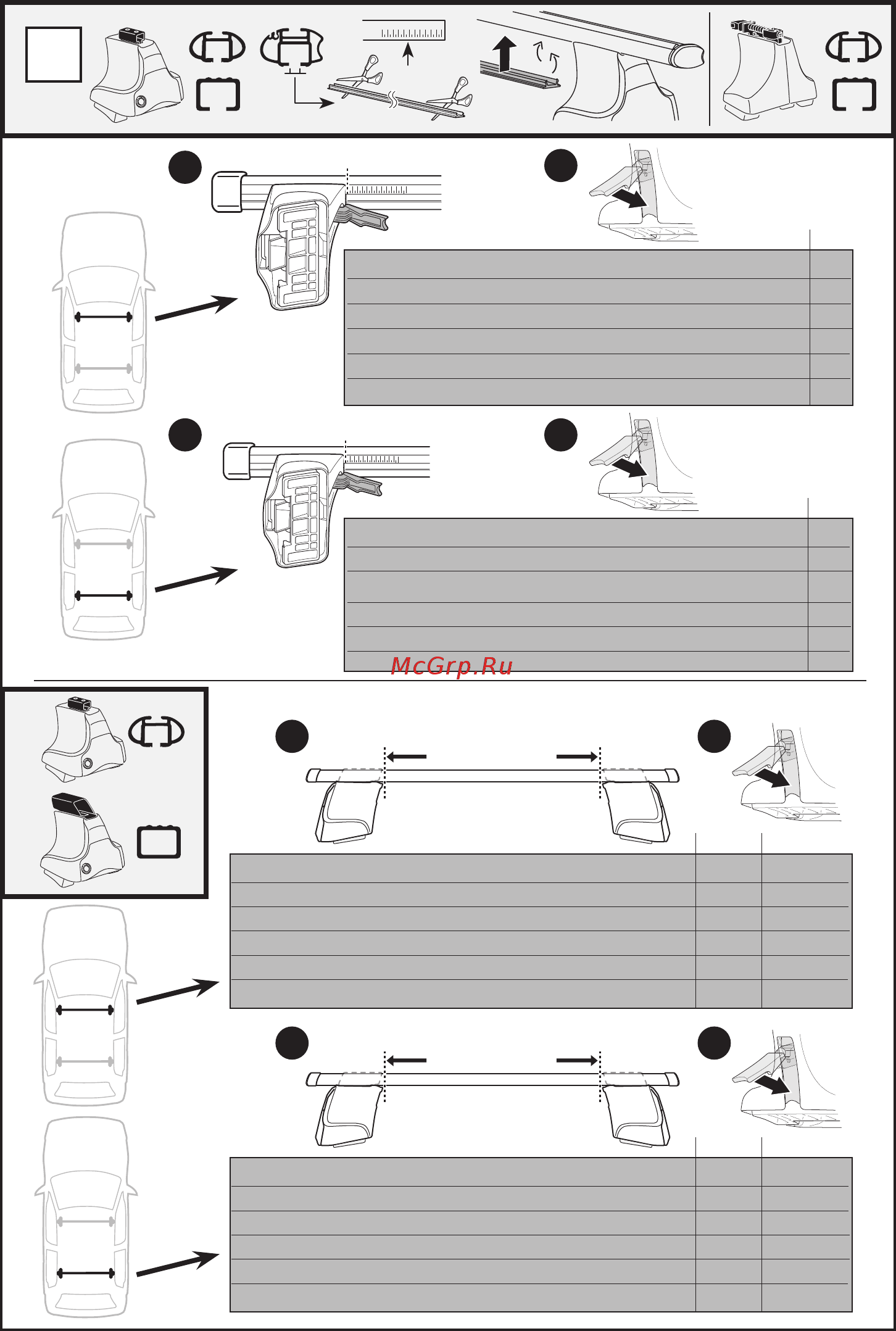 Thule 152 Инструкция по эксплуатации онлайн [4/8] 326004