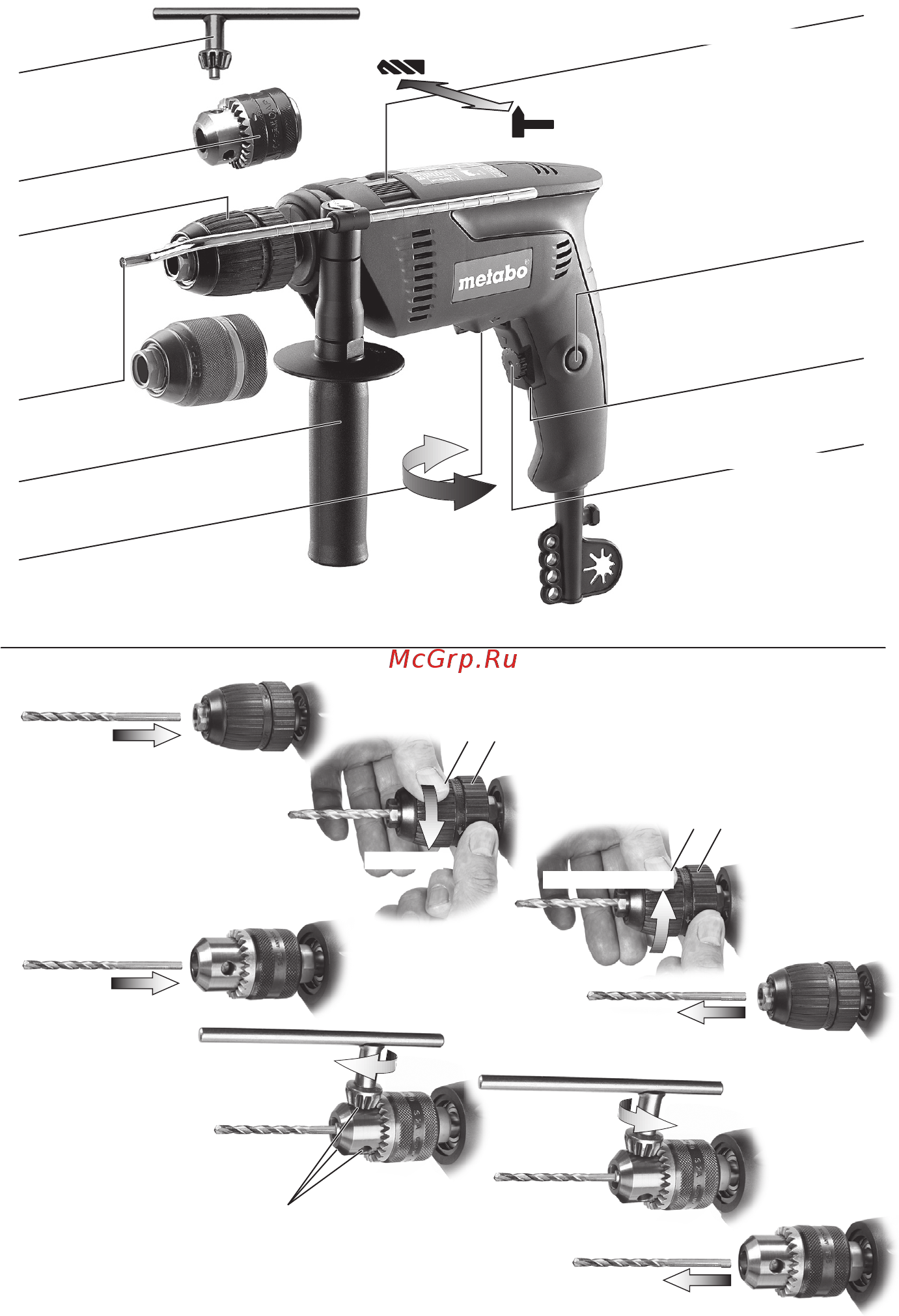 Metabo BE 561 (601162000) Инструкция по эксплуатации онлайн [2/60] 326137