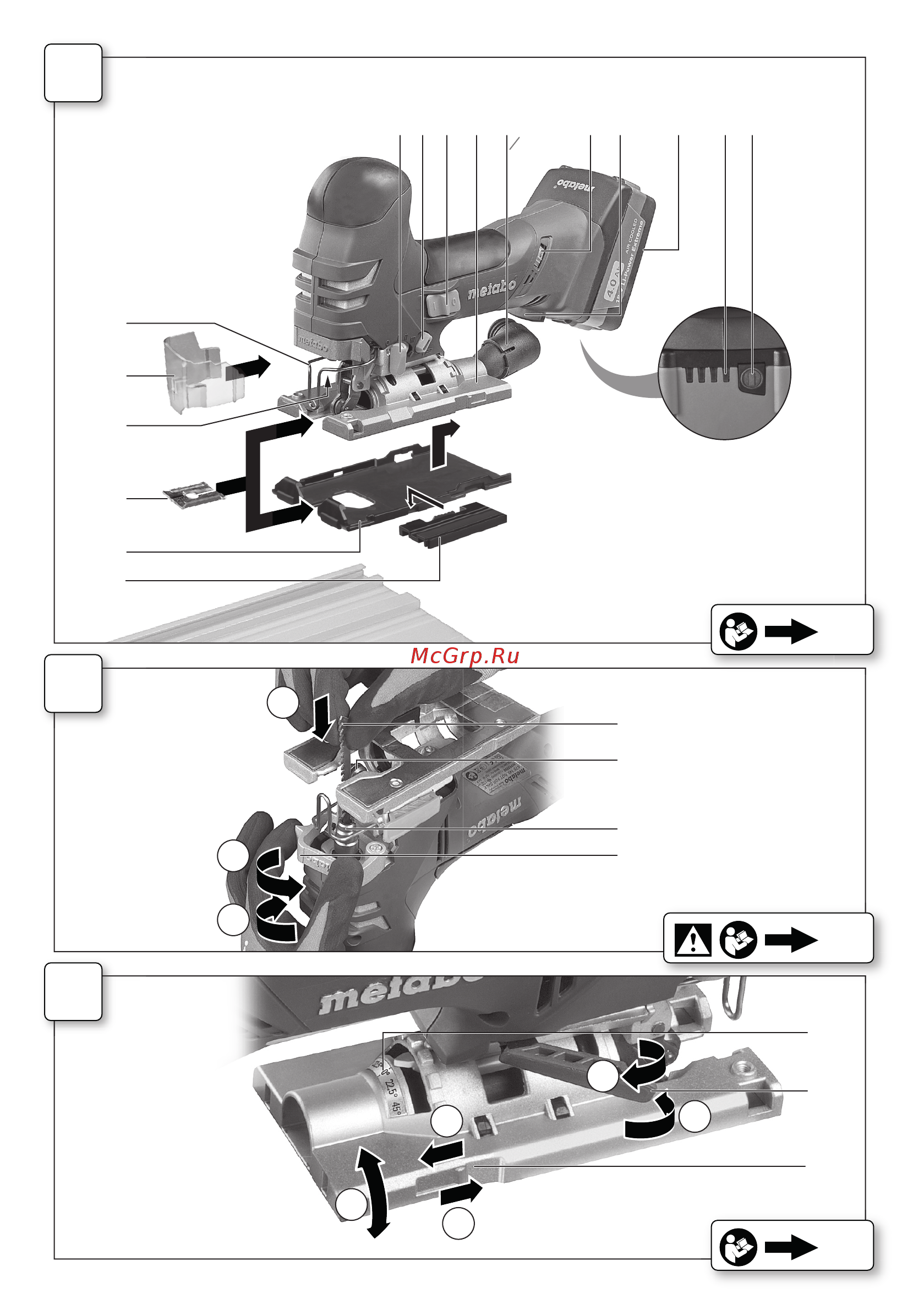Metabo STA 18 LTX 140 (601405700) Инструкция по эксплуатации онлайн [2/72] 326141
