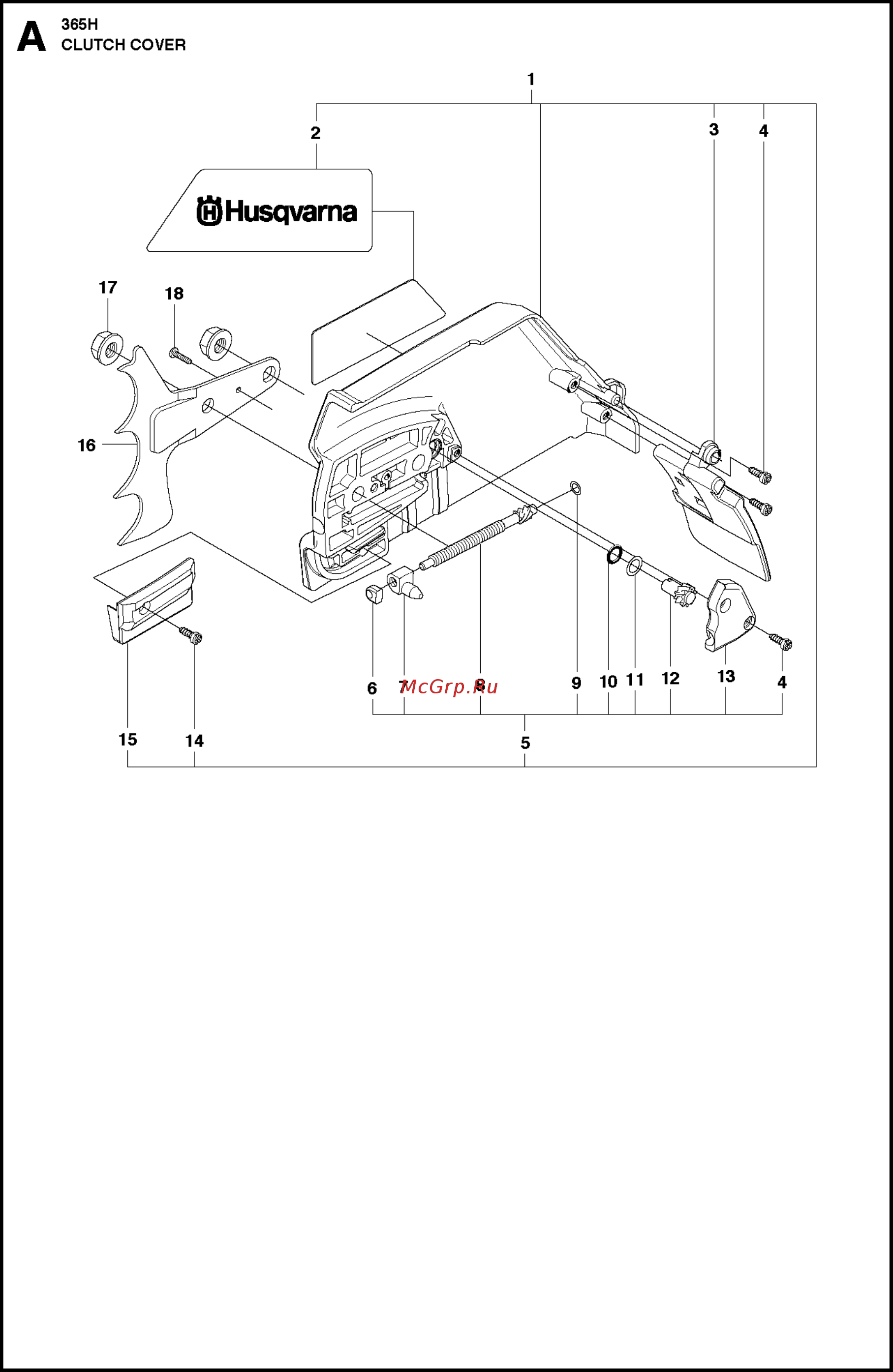 Husqvarna 365H (9650779-18) Инструкция по эксплуатации онлайн [10/32] 326183