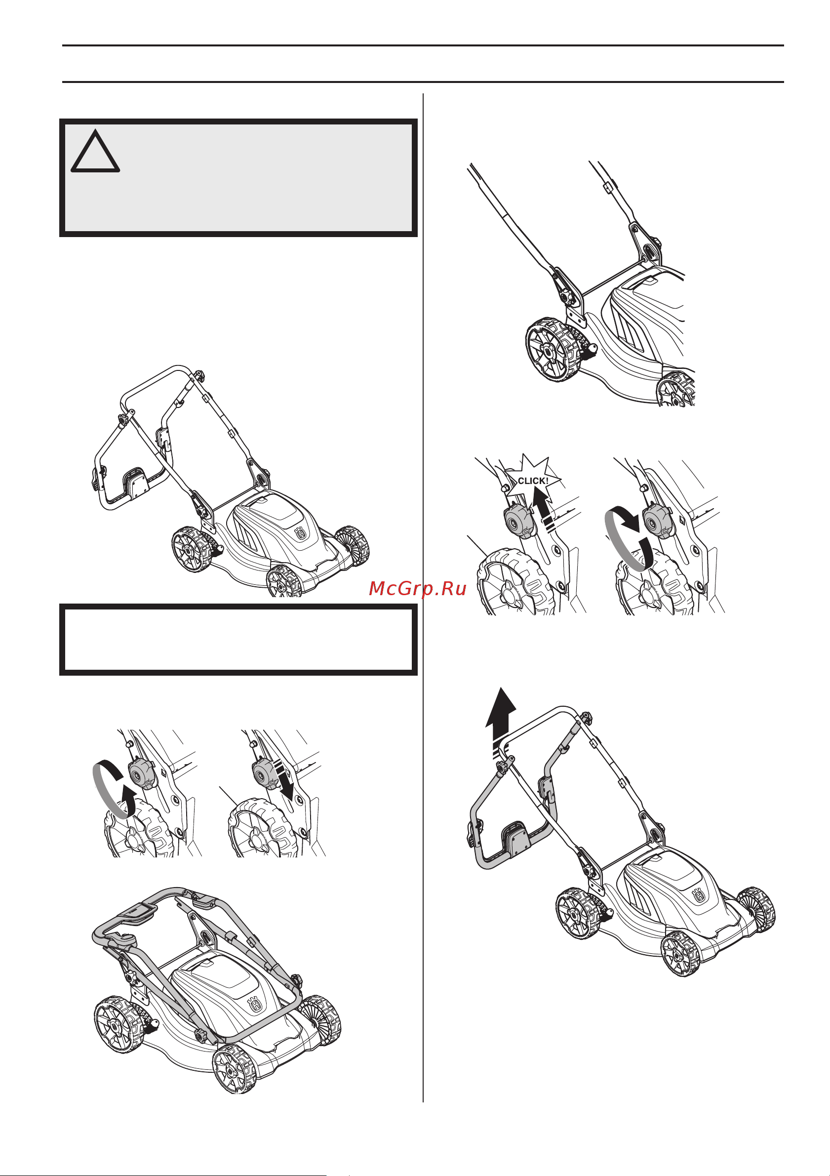 Husqvarna LC 141Li (9676284-01) [65/232] Montaza un uzstadi ana