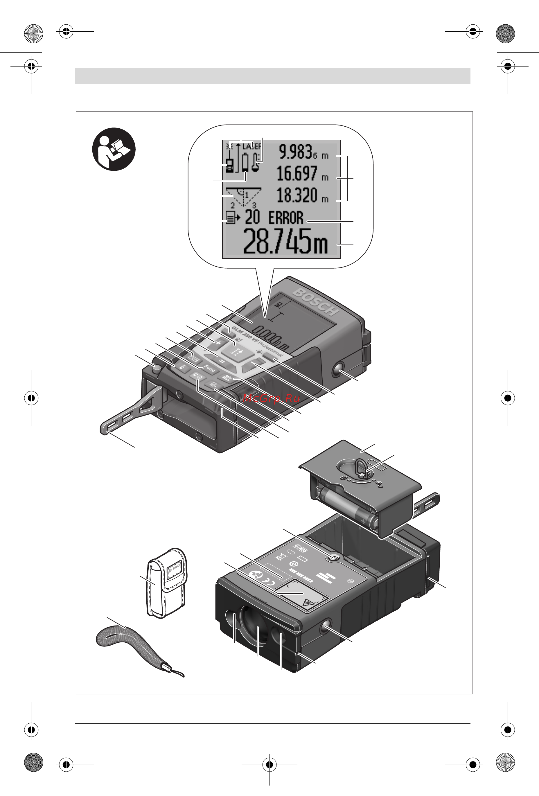Bosch GLM 150 + ШТАТИВ [3/319] Glm 250 vf professional