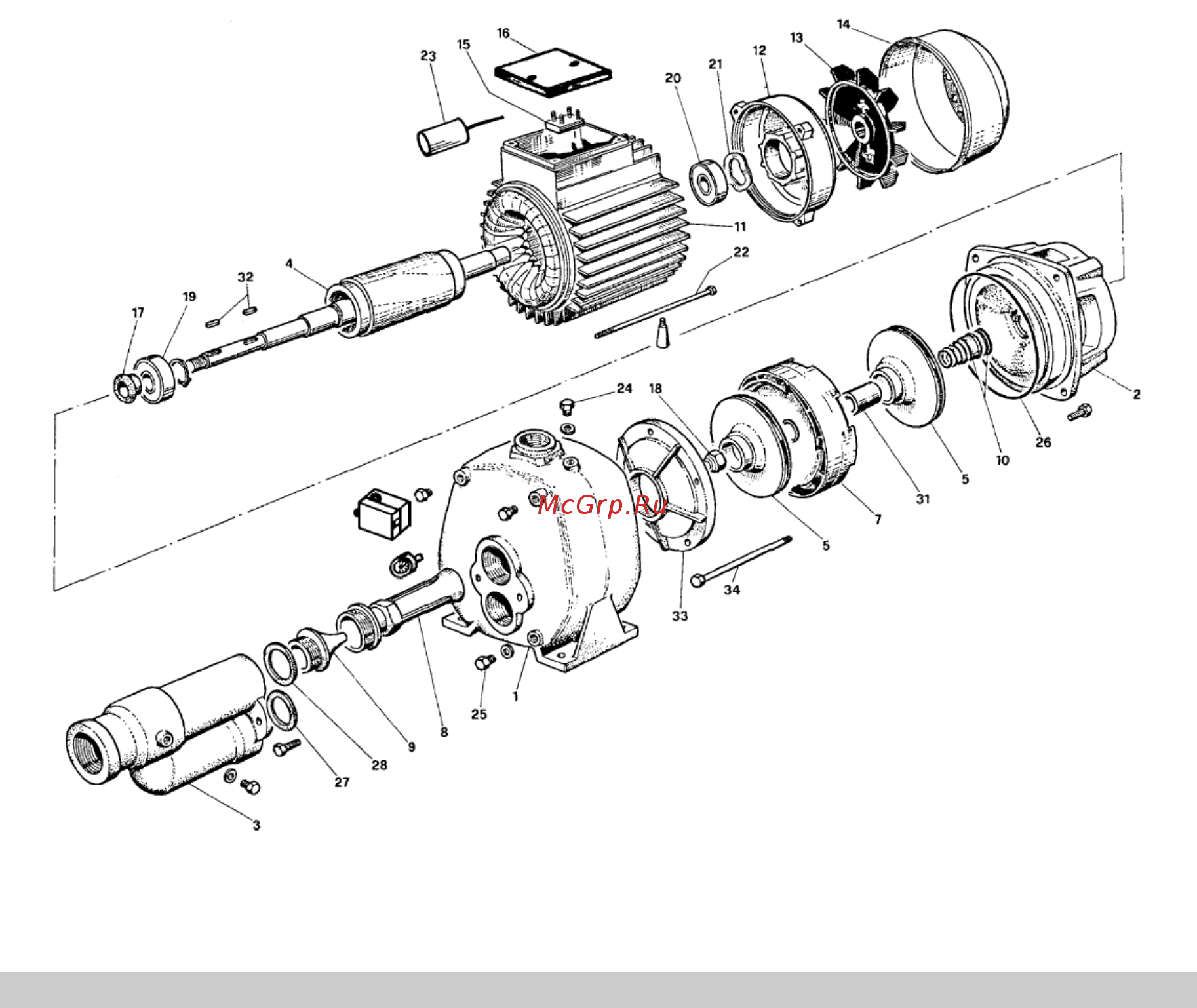Metabo P 600/1600 W (250060009) [6/6] Сборочный чертеж